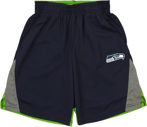Outerstuff NFL Seattle Seahawks Boys Kids Team Color Energy Shorts (4-7) in Kuwait