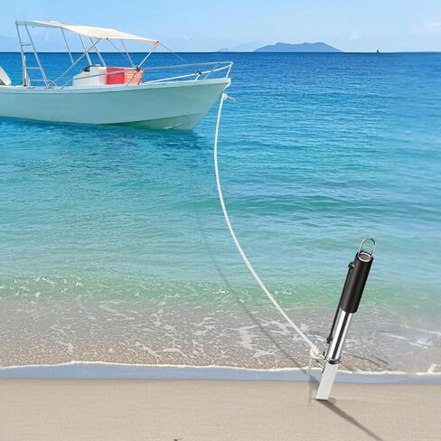 رمل سبايك قارب مرساة مطرقة منزلقة مرساة شاطئ شاطئ سبايك للقوارب، جت سكي، عائم، قوارب الكاياك، الزورق، مرساة رمل من الفولاذ المقاوم للصدأ ذاتية المطرقة in Kuwait