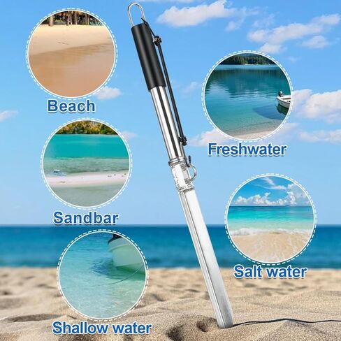 رمل سبايك قارب مرساة مطرقة منزلقة مرساة شاطئ شاطئ سبايك للقوارب، جت سكي، عائم، قوارب الكاياك، الزورق، مرساة رمل من الفولاذ المقاوم للصدأ ذاتية المطرقة in Kuwait