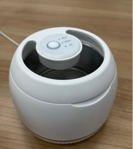 منظف ​​التجنيب بالموجات فوق الصوتية من Beser، تعقيم 4X، جراب آلة تنظيف التجنيب للأسنان من أجل محاذاة، حارس ليلي، حارس الفم، منظف أسنان، مجوهرات، العناية بالأسنان بالفم، IPX6، برتقالي in Kuwait