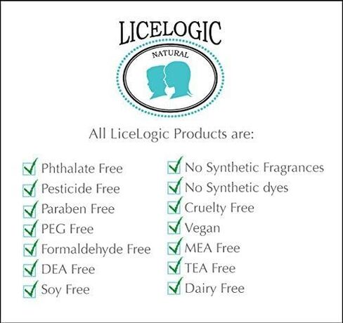 بخاخ LiceLogic لطرد القمل، 8 أونصة، لافندر - فعال ضد القمل الفائق، يقتل البيض والصئبان، آمن، غير سام، مع ليسيزيم مشتق طبيعيًا، بدون مواد كيميائية قاسية in Kuwait