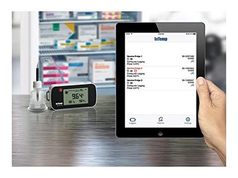 CX402-VFC230 VFC Vaccine Monitoring Bluetooth Temperature Data Logger w/ 30 ml Glycol Bottle and 2 Meter Sensor Length in Kuwait
