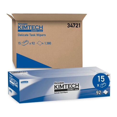 Kimberly Clark Safety 34721 Kaydry Ex-L Delicate Task Wipers, 2-ply (Pack of 90) in Saudi Arabia