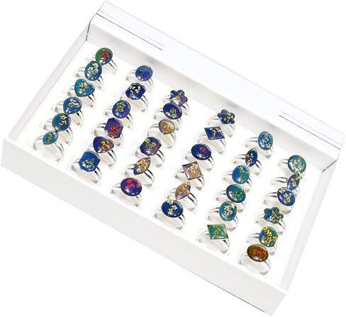 نبات مزاج مزاج مجفف من النباتات 36 قطعة/الكثير مع مربع المجوهرات المجوهرات الكريستالية الجملة بالجملة in Kuwait