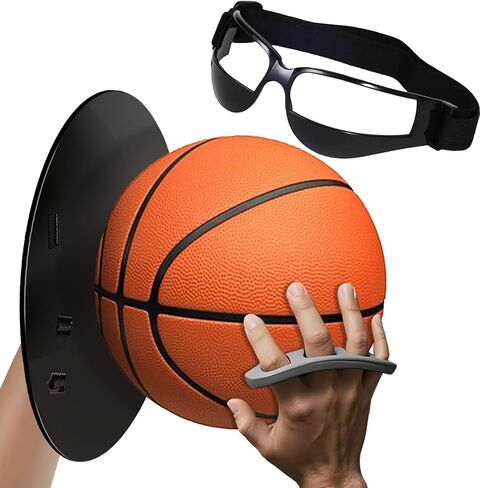 Basketball Shooting Trainer - Adjustable Hand Placement Corrector Eliminate Off-Hand Interference with Bonus 5.3" Shooting Aid - Basketball Training Equipment Accessories in Kuwait