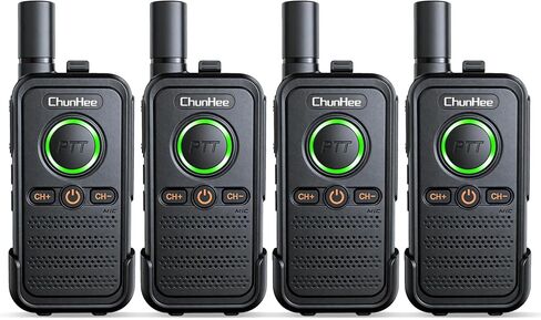 Wireless Intercom for Home, 1.5-Mile Range, VOX & SOS, Large PTT, 2 Pack in Kuwait