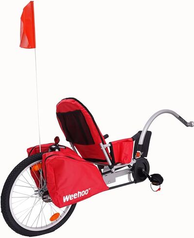 مقطورة دراجة ويهو تيربو، أحمر، مقاس واحد in Kuwait