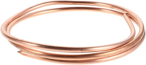 Pure Copper Tubing 5mm Od X 4mm Id Soft Coil Copper Tube 1m Length Hvac Refrigeration for Air Conditioner Pre-charged Line and Industrial DIY Use in Saudi Arabia