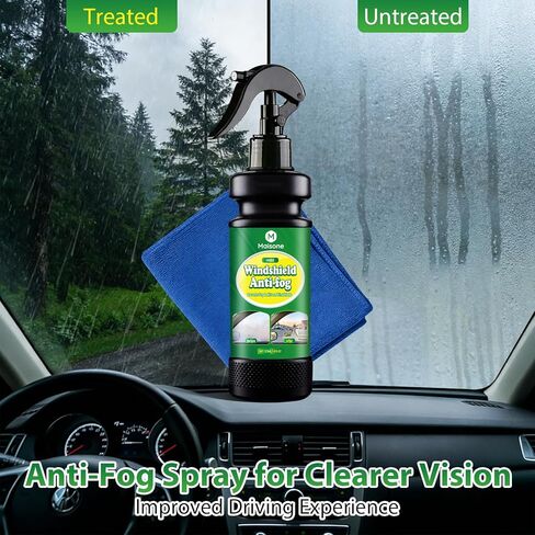 Car Windshield Anti Fog Spray 4 FL OZ – Prevents Fogging, Improves Visibility, Easy Glass Treatment for Auto Windows, Mirrors & Windshields in Kuwait
