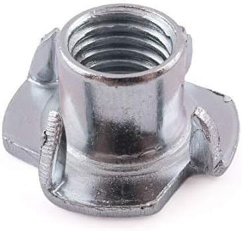 5/16"-18 × 5/8" 4 صواميل على شكل حرف T/فولاذ/مطلية بالزنك (الكمية: 100 قطعة) in Saudi Arabia