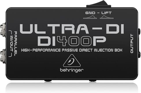 Ultra-DI DI400P High-Performance Passive DI-Box, Bundle with 25' XLR Microphone Cable in Kuwait