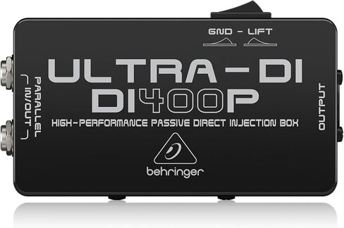 Ultra-DI DI400P High-Performance Passive DI-Box, Bundle with 25' XLR Microphone Cable in Kuwait