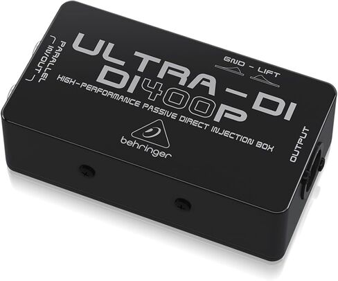 Ultra-DI DI400P High-Performance Passive DI-Box, Bundle with 25' XLR Microphone Cable in Kuwait