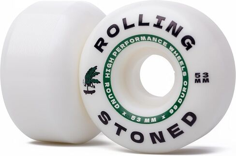 مجموعة عجلات لوح التزلج المتدحرجة - عجلات لوح تزلج عالية الأداء، 99a، 53 مم in Kuwait