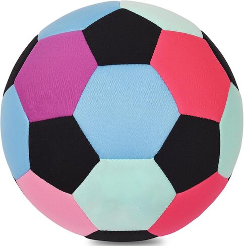 كرة قدم من القماش الناعم مقاس 4 من KUYOTQ، كرة قدم آمنة وناعمة للأطفال في الأماكن المغلقة لممارسة كرة القدم للشباب، كرة تدريب منزلية خفيفة الوزن للمراوغة والشعوذة في المنزل in Kuwait