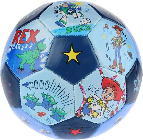 Disney Pixar Toy Story Soccer Ball, Stars Design Youth Kids Mini Soccer Ball, Blue, Size 3 in Saudi Arabia