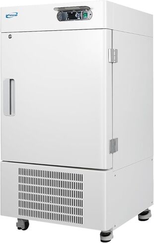 HNZXIB Ultra Low temperature Freezer -86° (20L), 110V Portable Lab Cryogenic Freezer, Ultra Low Temperature Medical Countertop Refrigerator for Laboratory Pharmacy Storage ULT Lab Fridge (Blue) in Saudi Arabia
