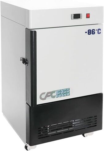 HNZXIB Ultra Low temperature Freezer -86° (20L), 110V Portable Lab Cryogenic Freezer, Ultra Low Temperature Medical Countertop Refrigerator for Laboratory Pharmacy Storage ULT Lab Fridge (Blue) in Saudi Arabia