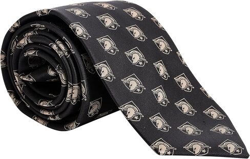 Desert Cactus United States Military Academy Neck Tie USMA (Army West Point) SUMA Black Knights Army 100% Polyester Necktie with Logo, Officially Licensed (Style B) in Saudi Arabia