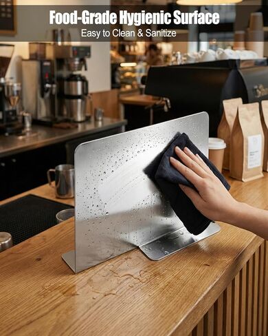 قسم صندوق الثلج التجاري من الفولاذ المقاوم للصدأ مقاس 12 بوصة ارتفاع - 14.5 بوصة طول × 5 بوصة عمق مقسم 304 عالي التحمل، منظم قابل للإزالة لصندوق الثلج والبار وثلاجة المطعم in Kuwait