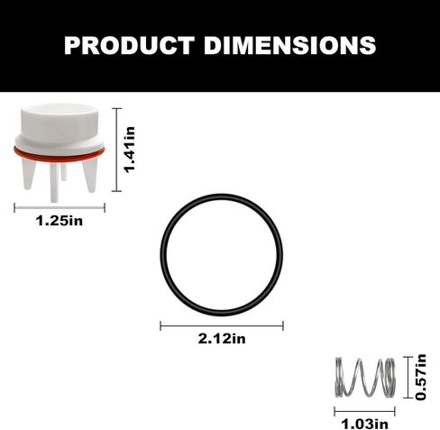 for 1" Pressure Vacuum Breaker Vent Float Kit Work with 800M4, 800M4-FR, 800M4-QT & RK 800M4-T in Saudi Arabia