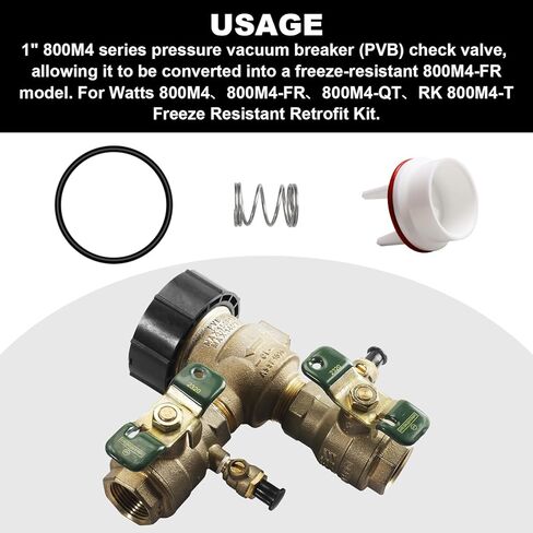 for 1" Pressure Vacuum Breaker Vent Float Kit Work with 800M4, 800M4-FR, 800M4-QT & RK 800M4-T in Saudi Arabia