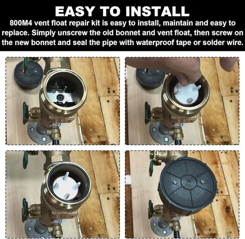for 1" Pressure Vacuum Breaker Vent Float Kit Work with 800M4, 800M4-FR, 800M4-QT & RK 800M4-T in Saudi Arabia