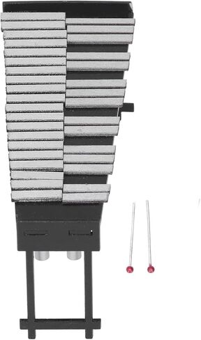 Mini Marimba، مادة الراتنج، مظهر لامع، ملمس لامع، نمط لطيف، آلة موسيقية مصغرة، مع صنعة متقنة، لتزيين الطاولة هدية موسيقى L in Kuwait