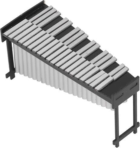 Mini Marimba، مادة الراتنج، مظهر لامع، ملمس لامع، نمط لطيف، آلة موسيقية مصغرة، مع صنعة متقنة، لتزيين الطاولة هدية موسيقى L in Kuwait