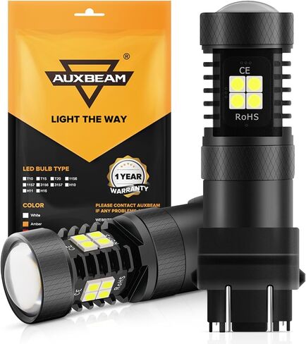 لمبة Auxbeam T15 LED 921 LED لمبة W16W 800LM HID بيضاء للأضواء العكسية الاحتياطية (عبوة من 2) ترقية in Kuwait