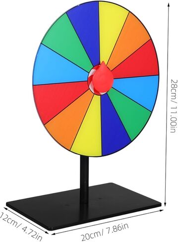 Mobestech Dry Erase Spinning Prize Wheel Portable Game Spinner for Parties Classroom Activities and Tabletop Use Slot Roulette Wheel for Interactive Fun and Easy DIY in Saudi Arabia