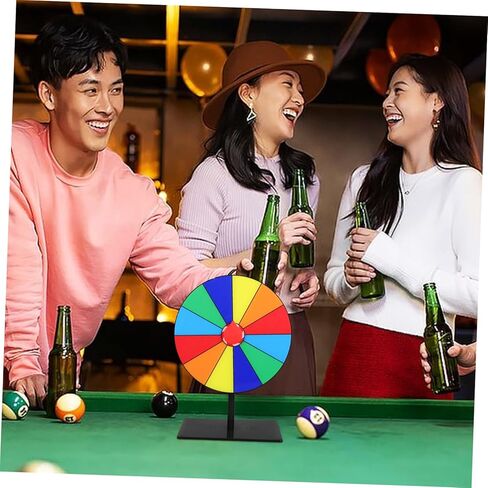 Mobestech Dry Erase Spinning Prize Wheel Portable Game Spinner for Parties Classroom Activities and Tabletop Use Slot Roulette Wheel for Interactive Fun and Easy DIY in Saudi Arabia