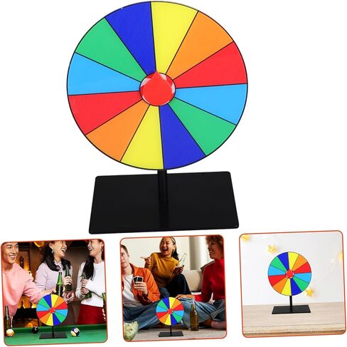 Mobestech Dry Erase Spinning Prize Wheel Portable Game Spinner for Parties Classroom Activities and Tabletop Use Slot Roulette Wheel for Interactive Fun and Easy DIY in Saudi Arabia
