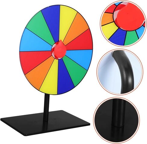 Mobestech Dry Erase Spinning Prize Wheel Portable Game Spinner for Parties Classroom Activities and Tabletop Use Slot Roulette Wheel for Interactive Fun and Easy DIY in Saudi Arabia