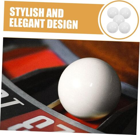 Yardwe 5Pcs Roulette Wheel Beads Elegant Replacement Beads for Roulette Game Compatible with Wheels for Interactive Gaming Experience in Kuwait