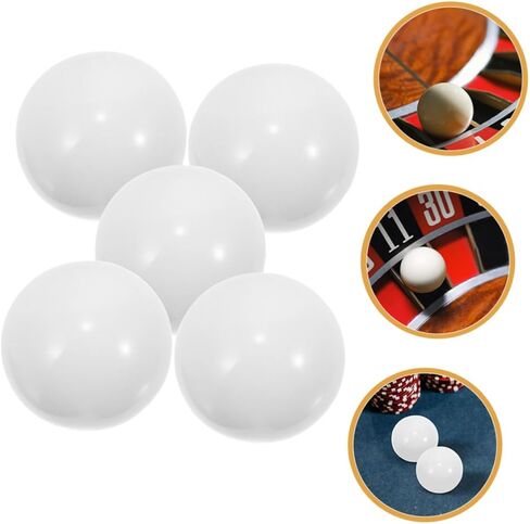 Yardwe 5Pcs Roulette Wheel Beads Elegant Replacement Beads for Roulette Game Compatible with Wheels for Interactive Gaming Experience in Kuwait