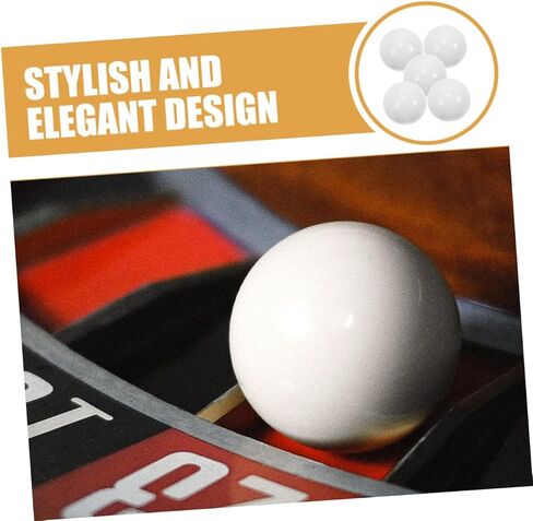 HANABASS 5Pcs Roulette Wheel Beads Replacement for Party Games and Table Games Balls for Roulette Wheels Enhance Game Excitement and Engagement in Kuwait