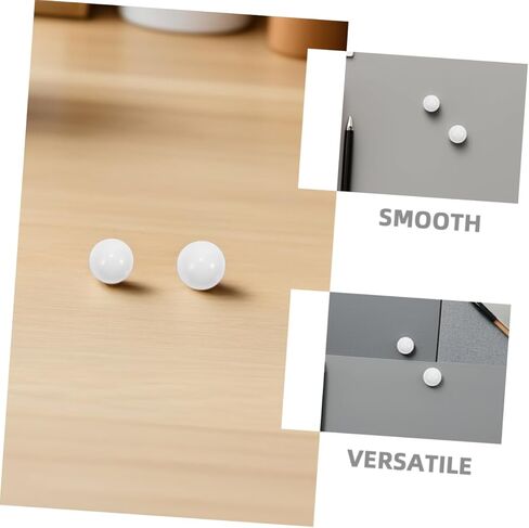 Toyvian 10pcs Acrylic Roulette Beads for Tabletop Games Versatile Gaming Props for Home Use Parties Bars Smooth Rolling White Balls for Roulette Wheels in Kuwait