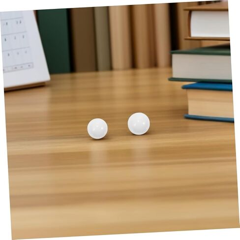 Toyvian 10pcs Acrylic Roulette Beads for Tabletop Games Versatile Gaming Props for Home Use Parties Bars Smooth Rolling White Balls for Roulette Wheels in Kuwait