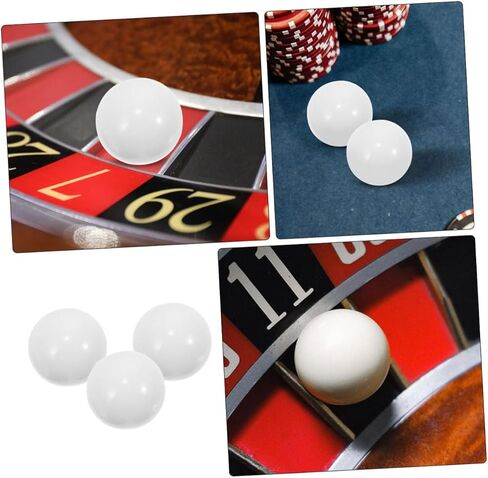 HANABASS 3pcs Resin Trackball Roulette Wheel Beads Roulette Game Beads Balls Wheel for Party in Kuwait