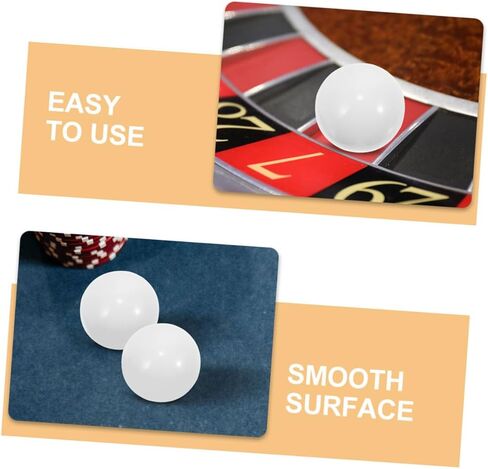HANABASS 3pcs Resin Trackball Roulette Wheel Beads Roulette Game Beads Balls Wheel for Party in Kuwait