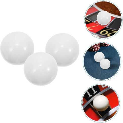 HANABASS 3pcs Resin Trackball Roulette Wheel Beads Roulette Game Beads Balls Wheel for Party in Kuwait