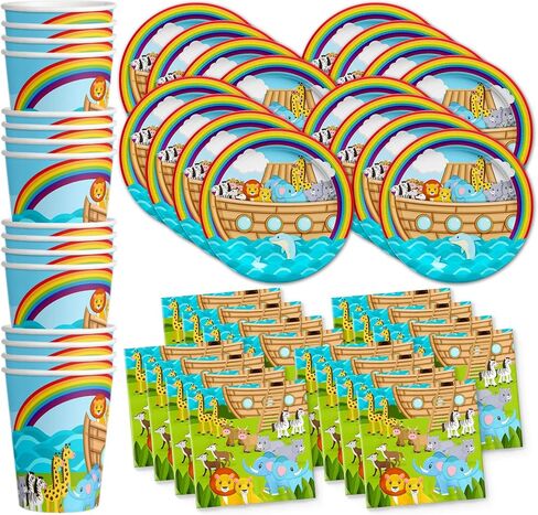 Birthday Galore Pink Little Dino Girl Dinosaur Party Supplies, 16 Sets of Plates, Napkins, Cups for Birthday, Kit for 16, Pink in Saudi Arabia