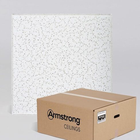 Generic (16 Pack) - 24"" x 24"" Armstrong White Ceiling Tiles, Acoustic Ceilings for Suspended Ceiling Grid Cortega - 704A (2x2) in Saudi Arabia