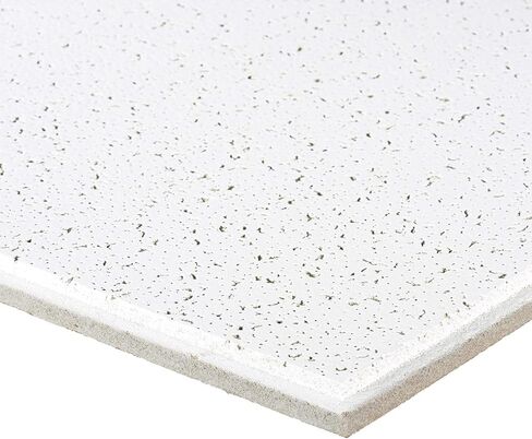 Generic (16 Pack) - 24"" x 24"" Armstrong White Ceiling Tiles, Acoustic Ceilings for Suspended Ceiling Grid Cortega - 704A (2x2) in Saudi Arabia