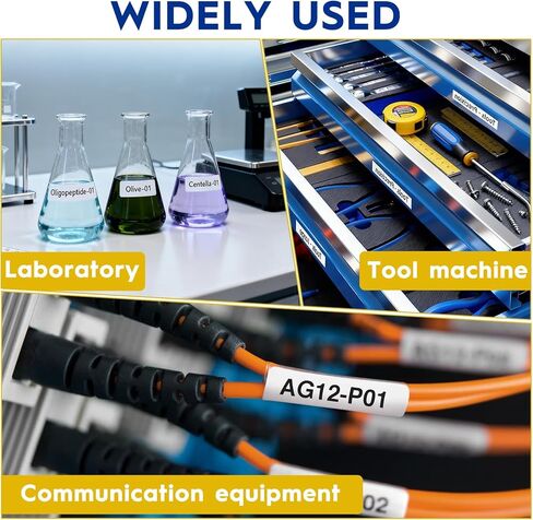 شريط ملصقات بديل متوافق مع Brady M21-750-595-WT | ملصقات الطابعة الداخلية/الخارجية المصنوعة من الفينيل مناسبة لجميع الأحوال الجوية | أسود على أبيض 0.75 بوصة × 21 بوصة | لطابعات M210 وM210-LAB وBMP21-PLUS وBMP21-LAB وM211 in Saudi Arabia