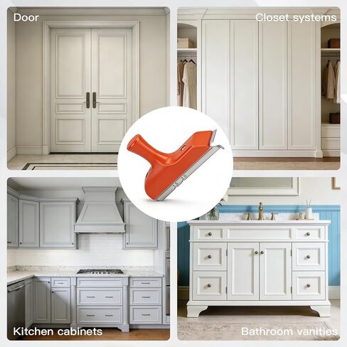 ماكينة تشذيب حواف 3 في 1 مع شفرتين بديلتين وحجر شحذ، قاطع حواف يدوي لـ 0.3-2 مم من مادة ABS وPVC، أداة شطب R1.5/R2 للحواف المستقيمة والخارجية المنحنية in Kuwait