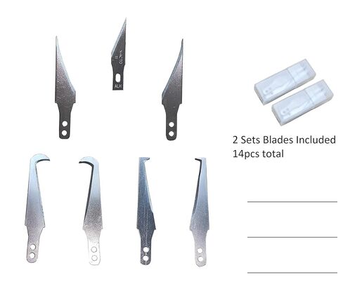 7pcs Plastic deburring Burr Knife Tool Flash Trimmer Plastic Parts Burr Scraper Flying Edge Burr Knife in Kuwait