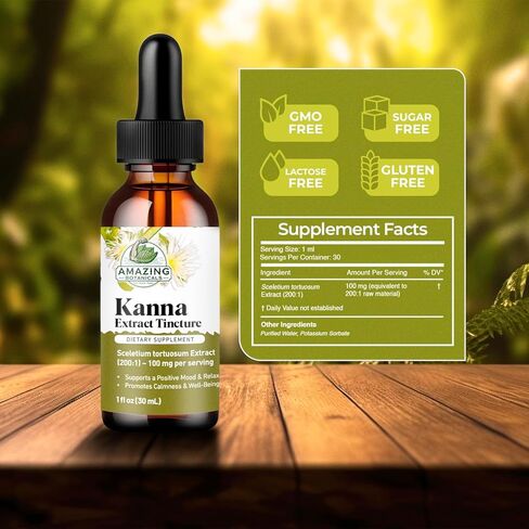 Scettium tortuosum kanna extract tincture 200x stinstrum - ملحق سائل - 30 مل (1 أوقية) in Kuwait