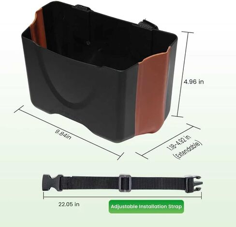 Foldable Bike Basket Detachable - Universal Fit for Bicycles, Scooters, Wheelchairs | Lightweight Storage for Commute, Keys, Wallets in Saudi Arabia